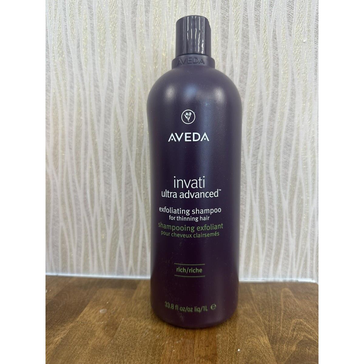 Aveda Invati Ultra Advanced Exfoliating Shampoo Rich 33.8oz/liter Fresh