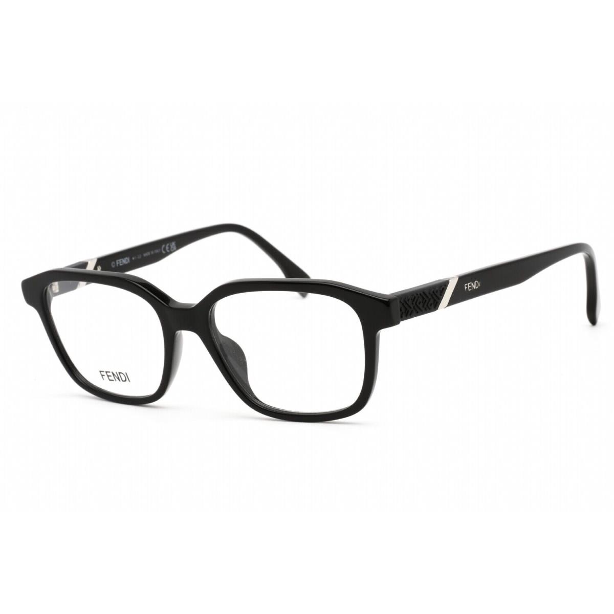 Fendi FE50028I-001-53 Eyeglasses Size 53mm 17mm 150mm Black Men