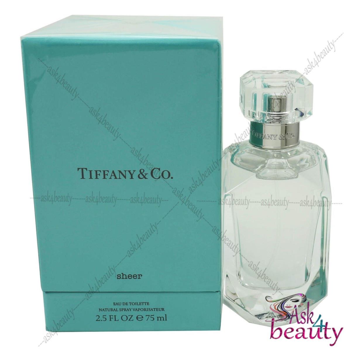 Tiffany Sheer By Tiffany Co Women 2.5oz/75ml Edt Spray