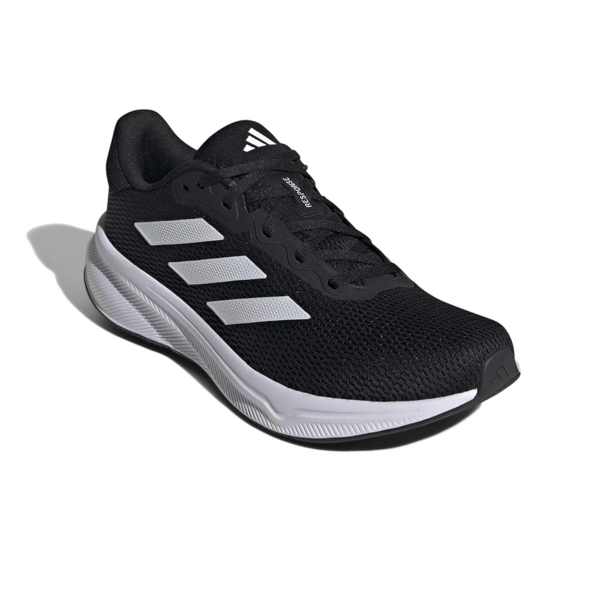 Man`s Sneakers Athletic Shoes Adidas Running Response M - Black/White/Black