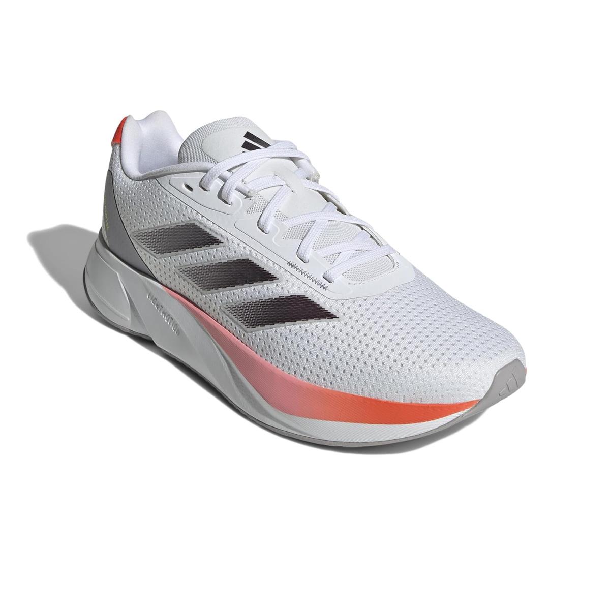 Man`s Sneakers Athletic Shoes Adidas Running Duramo Sl Shoes - White/Aurora Met./Solar Red