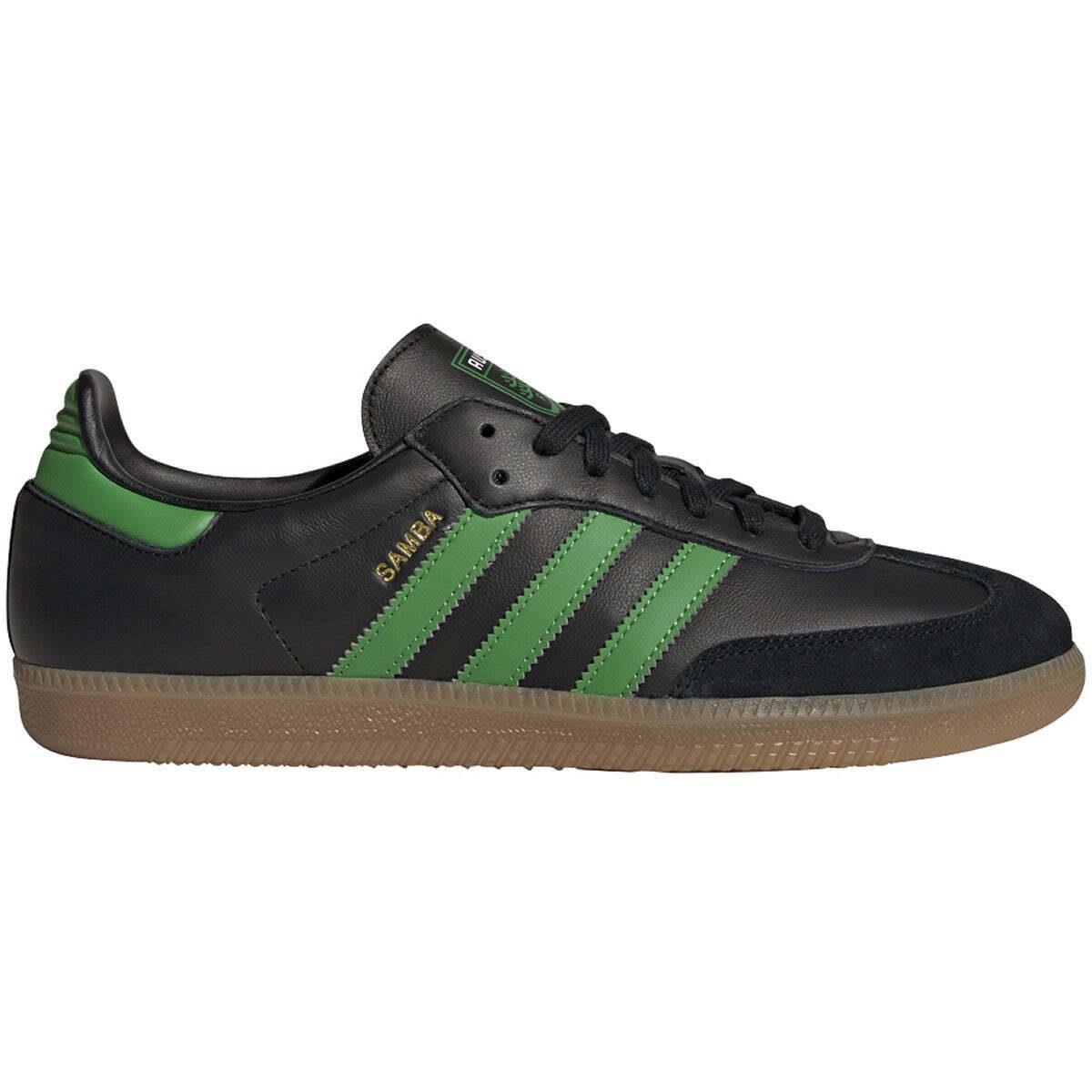 HQ7035 Mens Adidas Samba Team - Cblack,Reagrn,Gum4