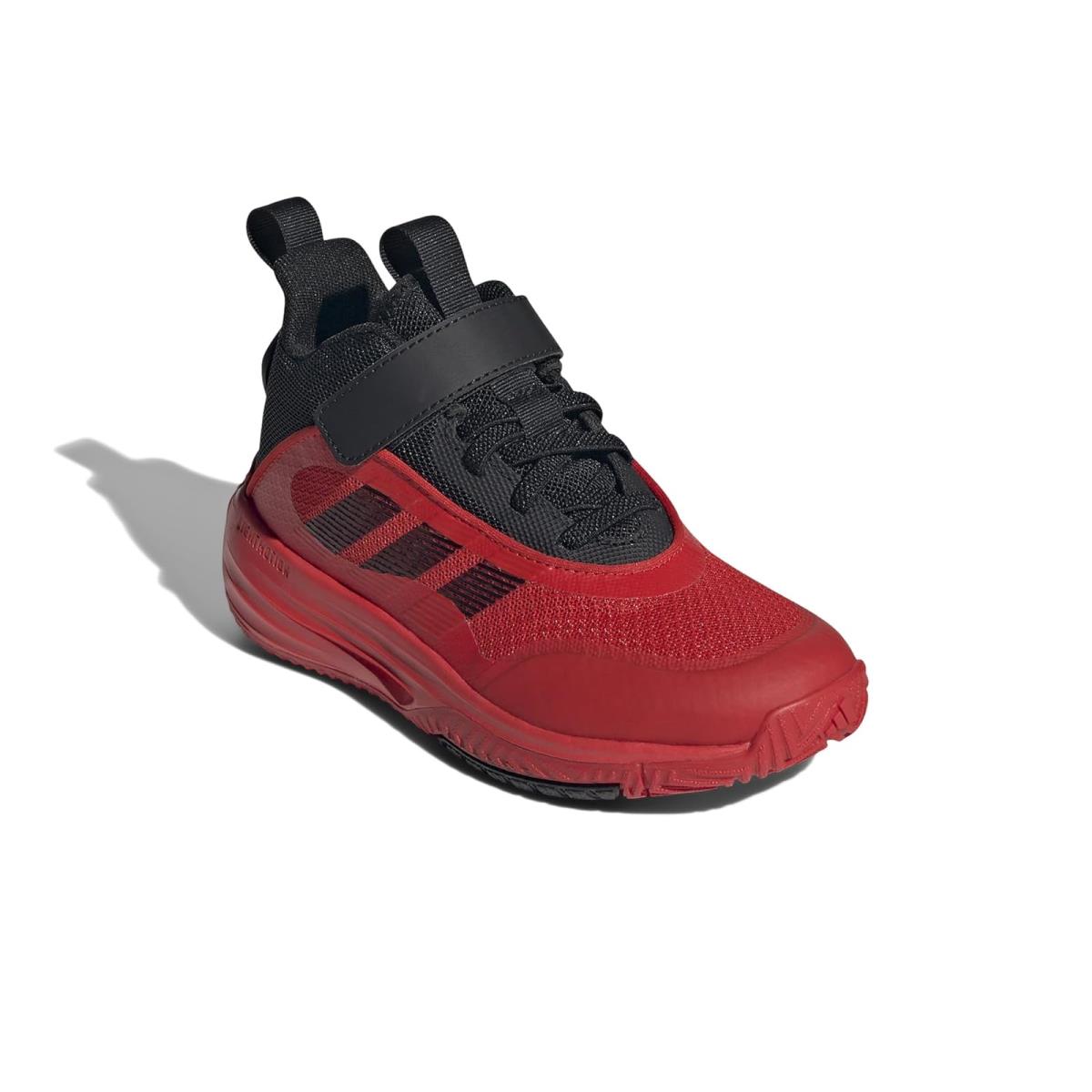 Children Unisex Shoes Adidas Kids Ownthegame 3.0 Shoes Big Kid - Black/Red/Red