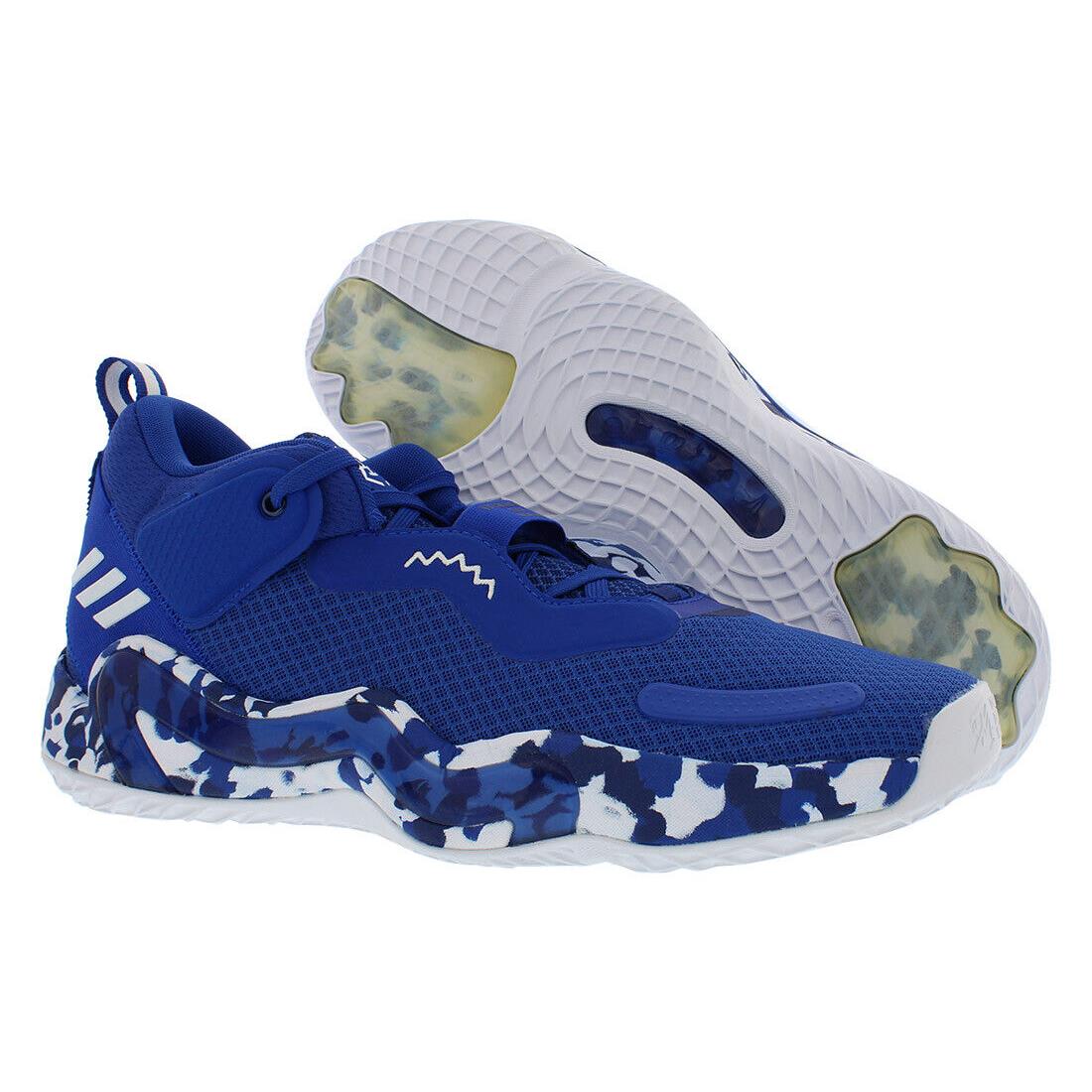 Adidas D.o.n Issue 3 Unisex Shoes - Royal Blue/Cloud White/Victory Blue, Main: Blue