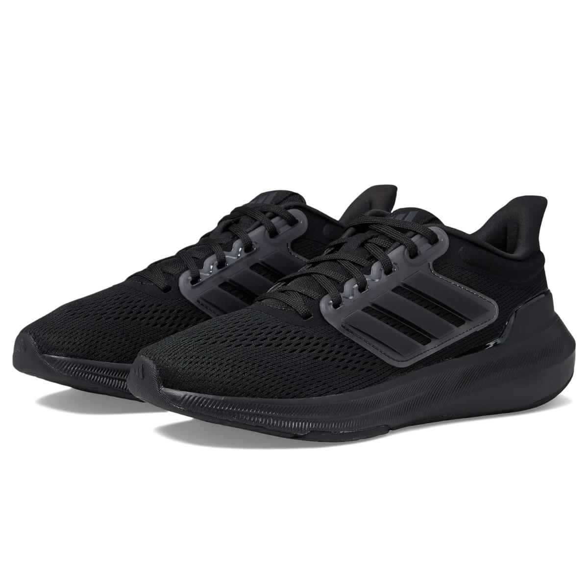 Woman`s Sneakers Athletic Shoes Adidas Running Ultrabounce - Black/Black/Lucid Fuchsia