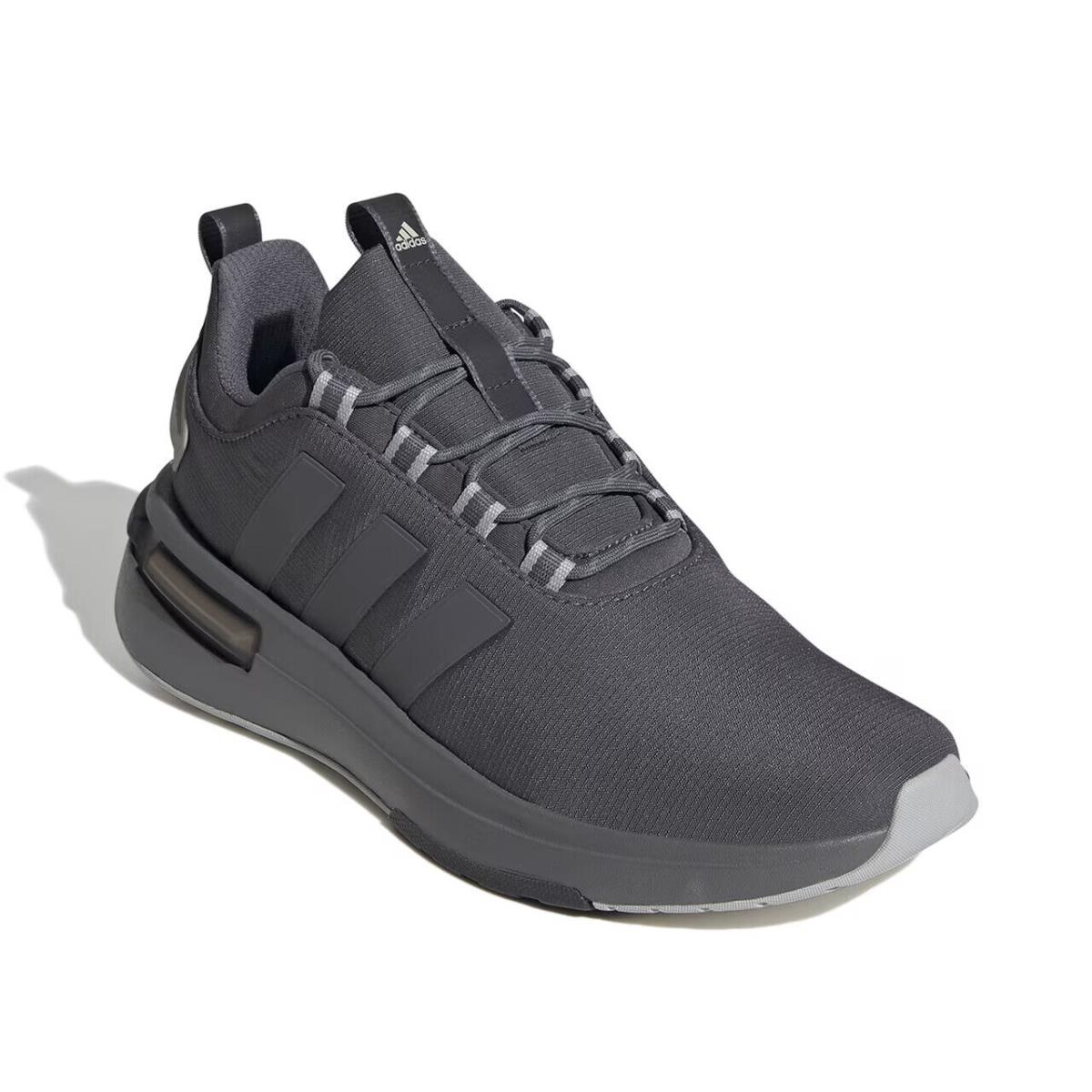 Mens Adidas Racer TR23 Grey Fabric Sneaker Shoes - Gray