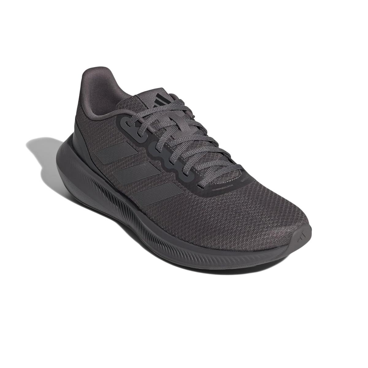 Man`s Sneakers Athletic Shoes Adidas Running Run Falcon 3.0 - Charcoal/Charcoal/Grey