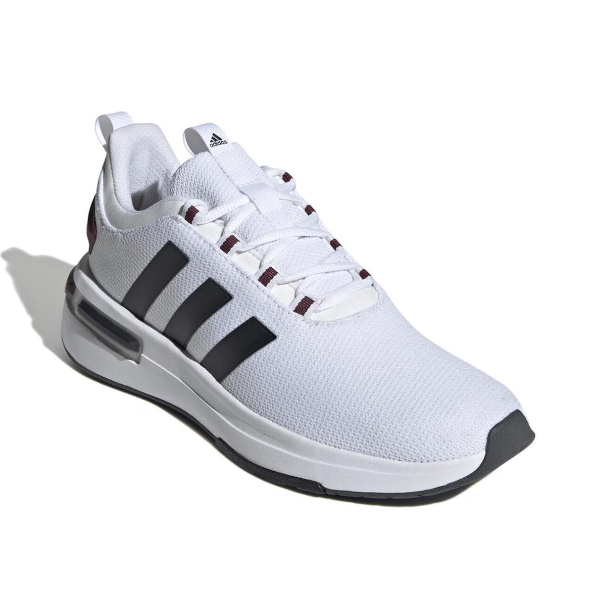 Mens Adidas Racer TR23 White Fabric Sneaker Shoes - White