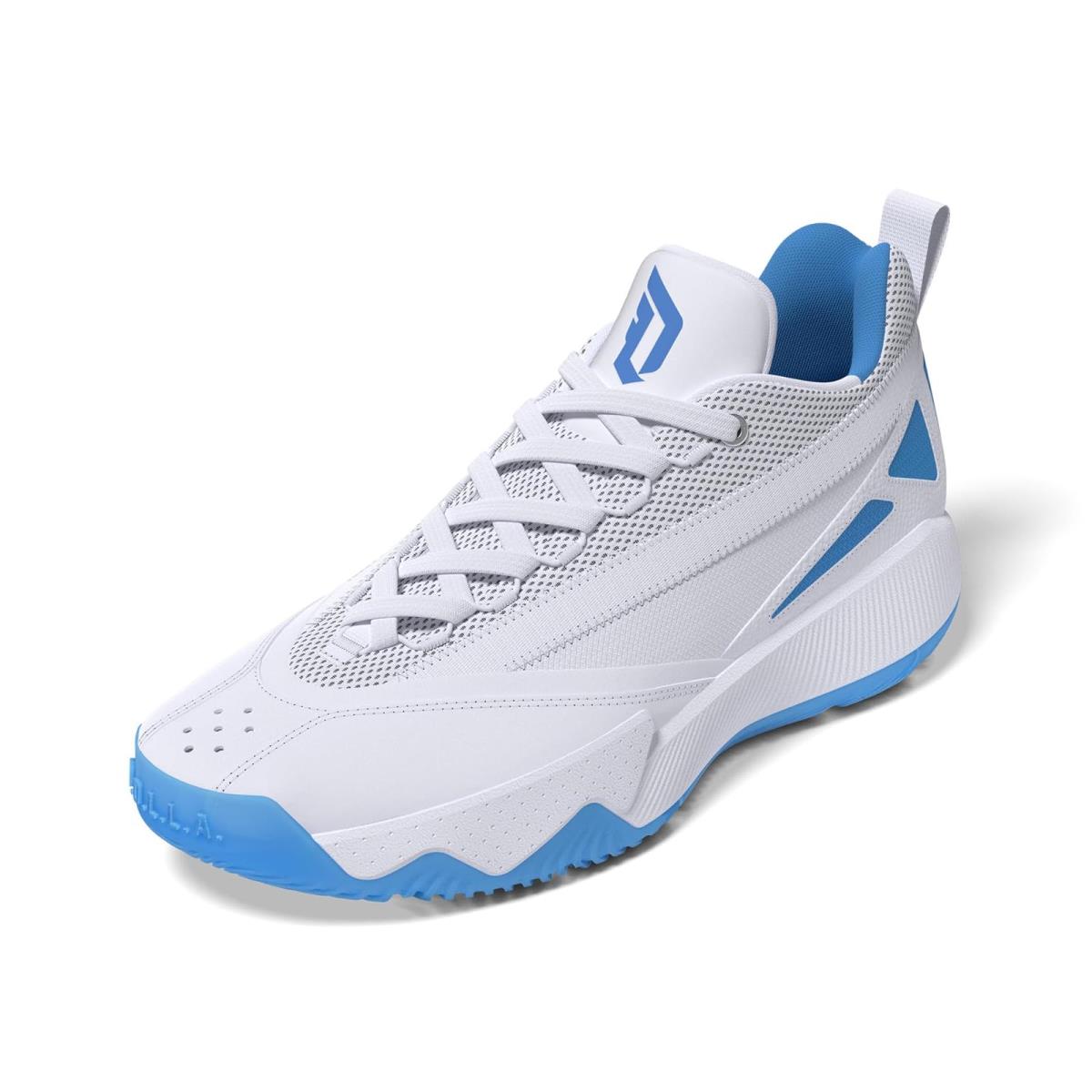 Unisex Sneakers Athletic Shoes Adidas Dame Certified 2 - White/Blue Burst/Silver Metallic