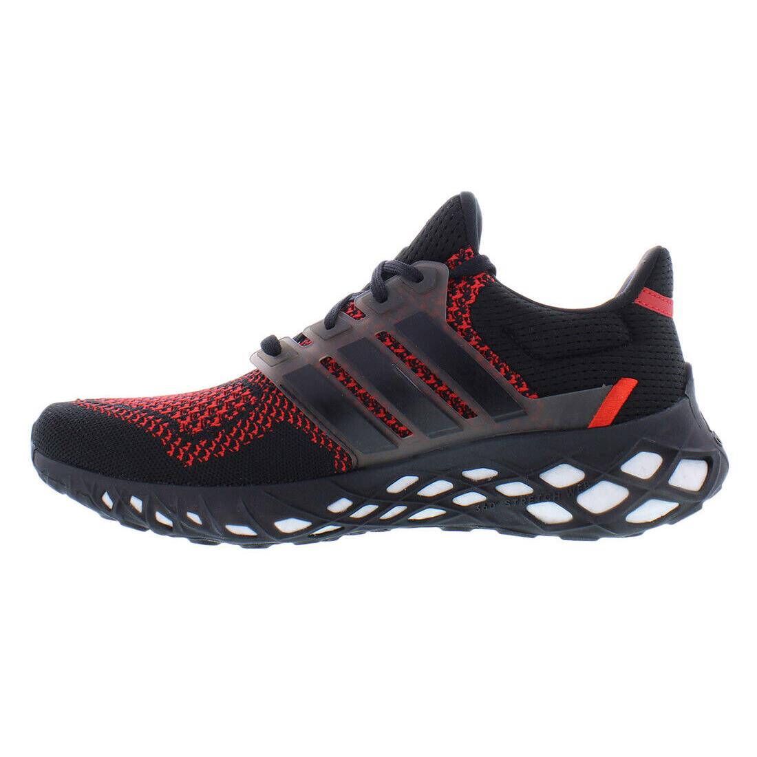 Adidas Ultraboost Web Dna Unisex Shoes - Core Black/Core Black/Vivid Red, Main: Black