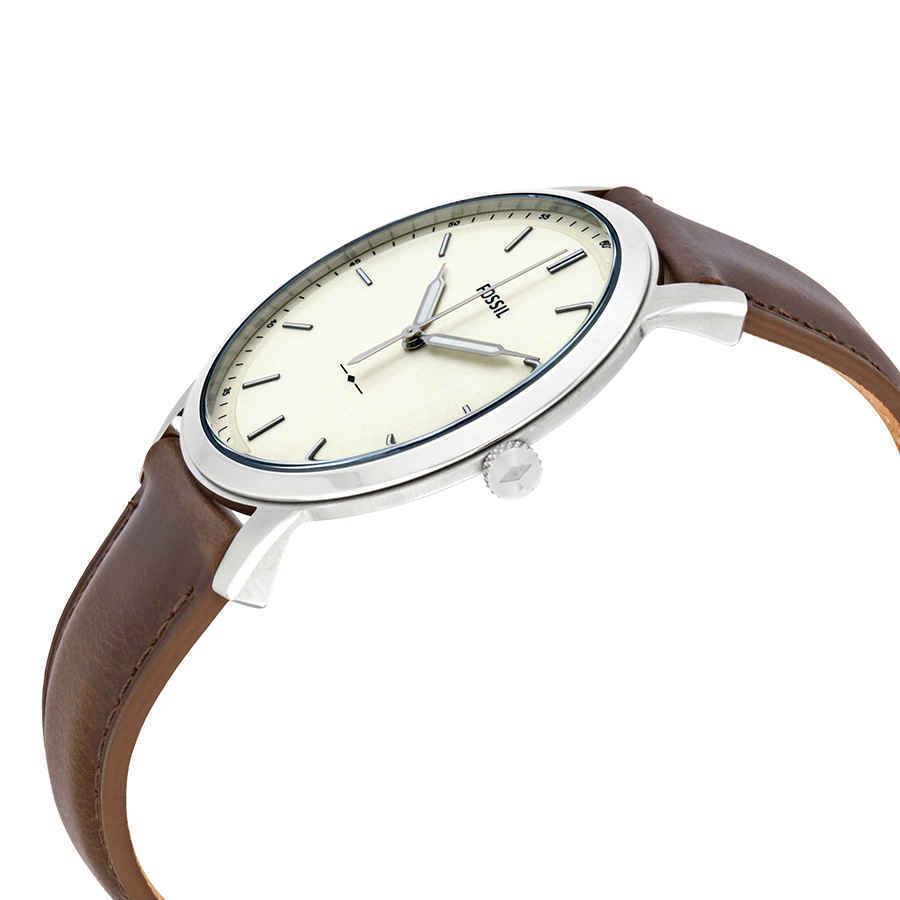 Fossil The Minimalist Cream Dial Men`s Watch FS5439