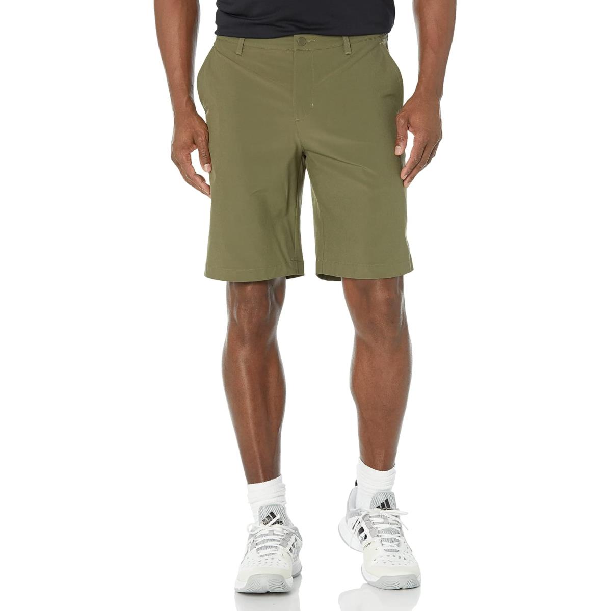 Man`s Shorts Adidas Golf Ultimate365 10 Golf Shorts Olive Strata