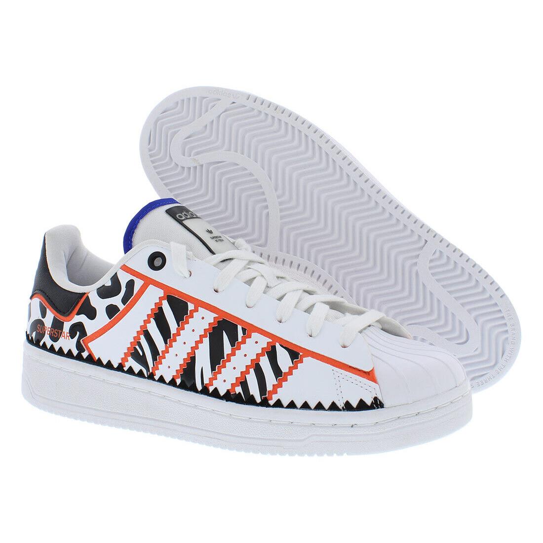 Adidas Superstar OT Tech Womens Shoes - Cloud White/Core Black/True Orange, Main: White