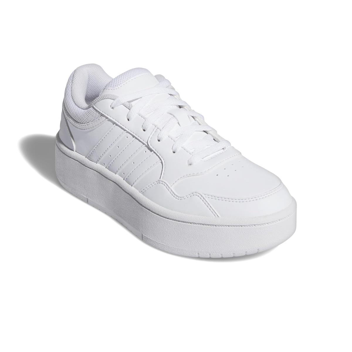 Children Unisex Shoes Adidas Kids Hoops 3.0 Bold Shoes Big Kid - White/White/White