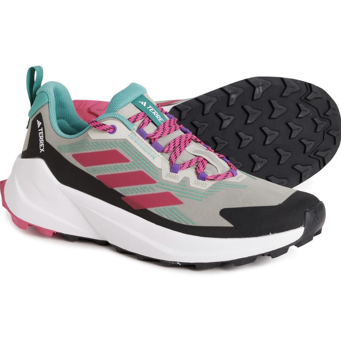 Adidas Outdoor Men`s Terrex Trailmaker 2 Hiking Shoes - Sesame/Real Magenta