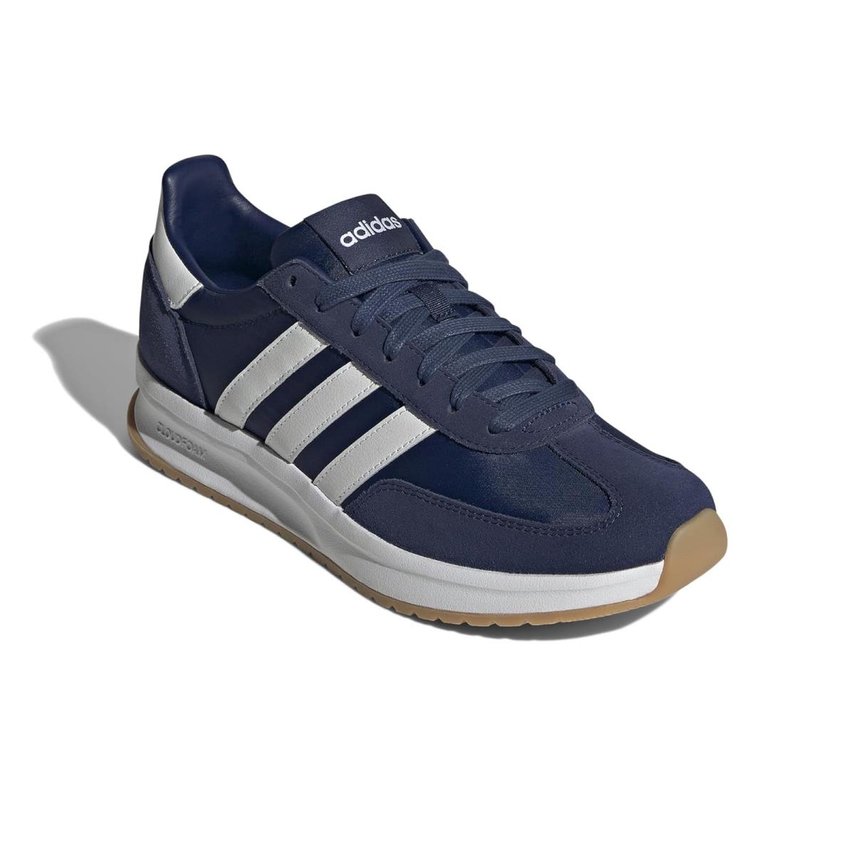 Man`s Sneakers Athletic Shoes Adidas Running Run 72 - Dark Blue/White/White