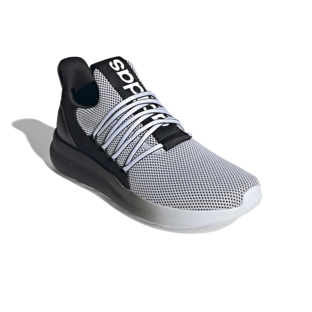 Man`s Sneakers Athletic Shoes Adidas Running Lite Racer Adapt 7.0 Shoes - White/Black/White