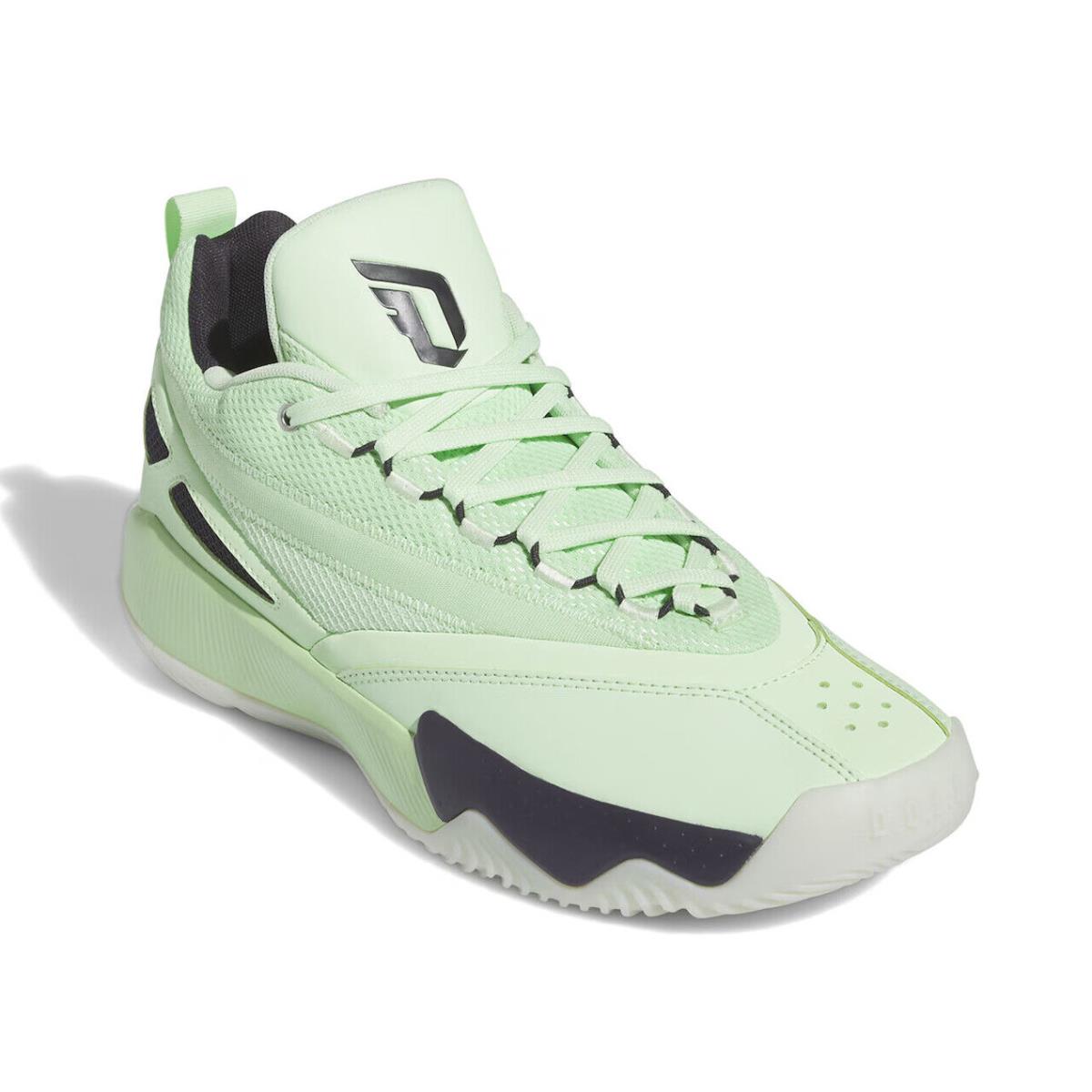 Mens Adidas Dame Certified 2 Low Light Green Fabric Basketball Shoes