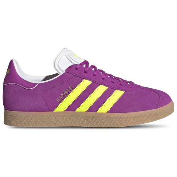 Womens Adidas Originals Gazelle Indoor_purple Burst/solar Yellow JI1373-SIZE 5.5 - PURPLE BURST/SOLAR YELLOW/WHITE