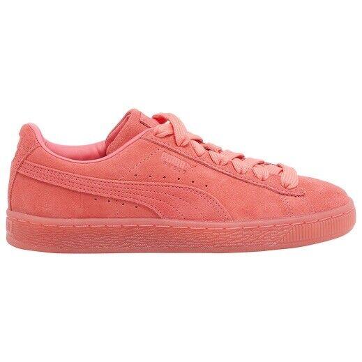 Puma Suede Classic Jr `mono Iced - Sun Kissed Coral` 384171-02 Retro - Sun Kissed Coral