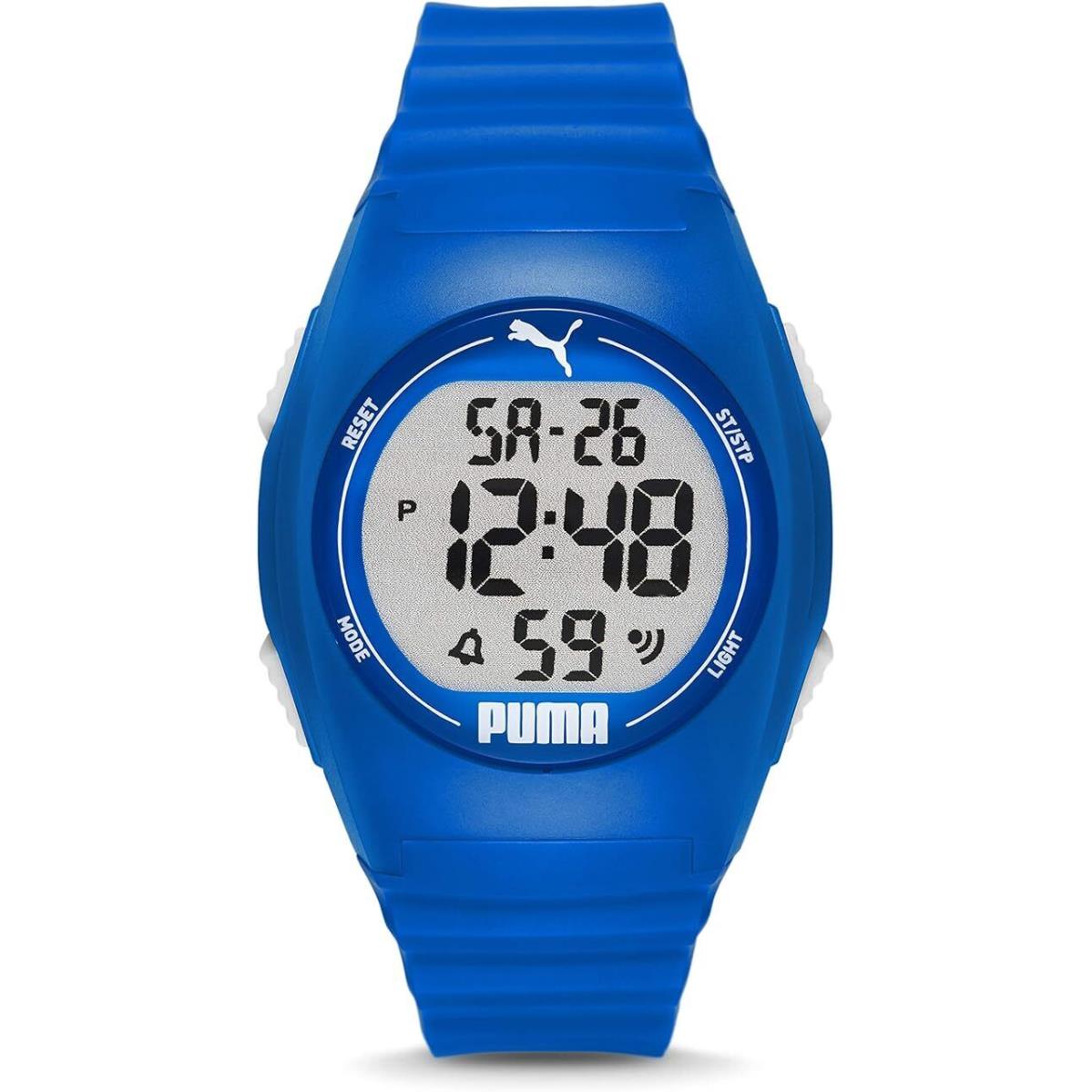 Puma Unisex Puma 4 Polyurethane Watch Red or Blue Color Water Resistant 10ATM Blue