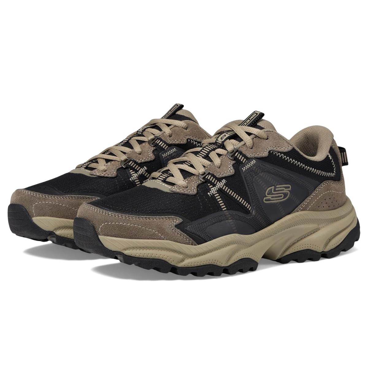 Man`s Sneakers Athletic Shoes Skechers Vigor AT Durango Sneaker - Black/Taupe