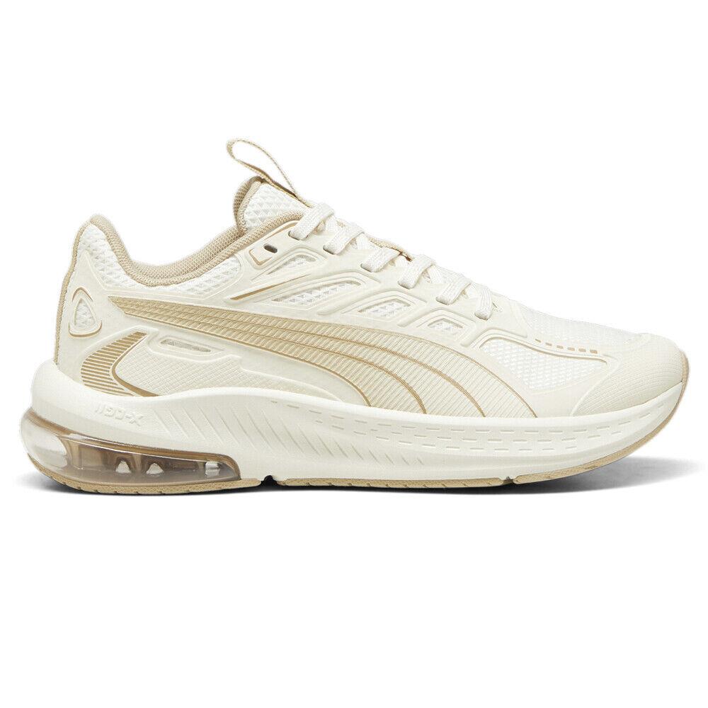 Puma Xcell Lightspeed Running Womens Gold Off White Sneakers Athletic Shoes 30 - Gold, Off White