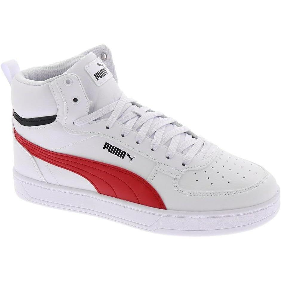 Men`s Puma Caven 2.0 Mid Puma White/red-black 392291 06 - Puma White/Red-Black