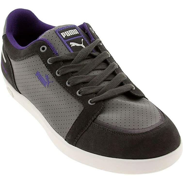 Puma Triple Double Lo Suede Perf Men`s Shoes Size US 7 M Steel Grey-dark Shadow