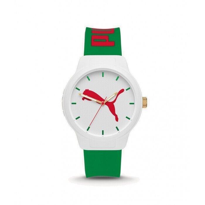 Puma Japan Movement Watch P5123 Men`s Green/white Sport