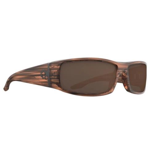 Spy Optic Cooper Sunglasses - Brown Stripe Tort / Happy Bronze Lens - Frame: Brown Stripe Tort, Lens: Happy Bronze