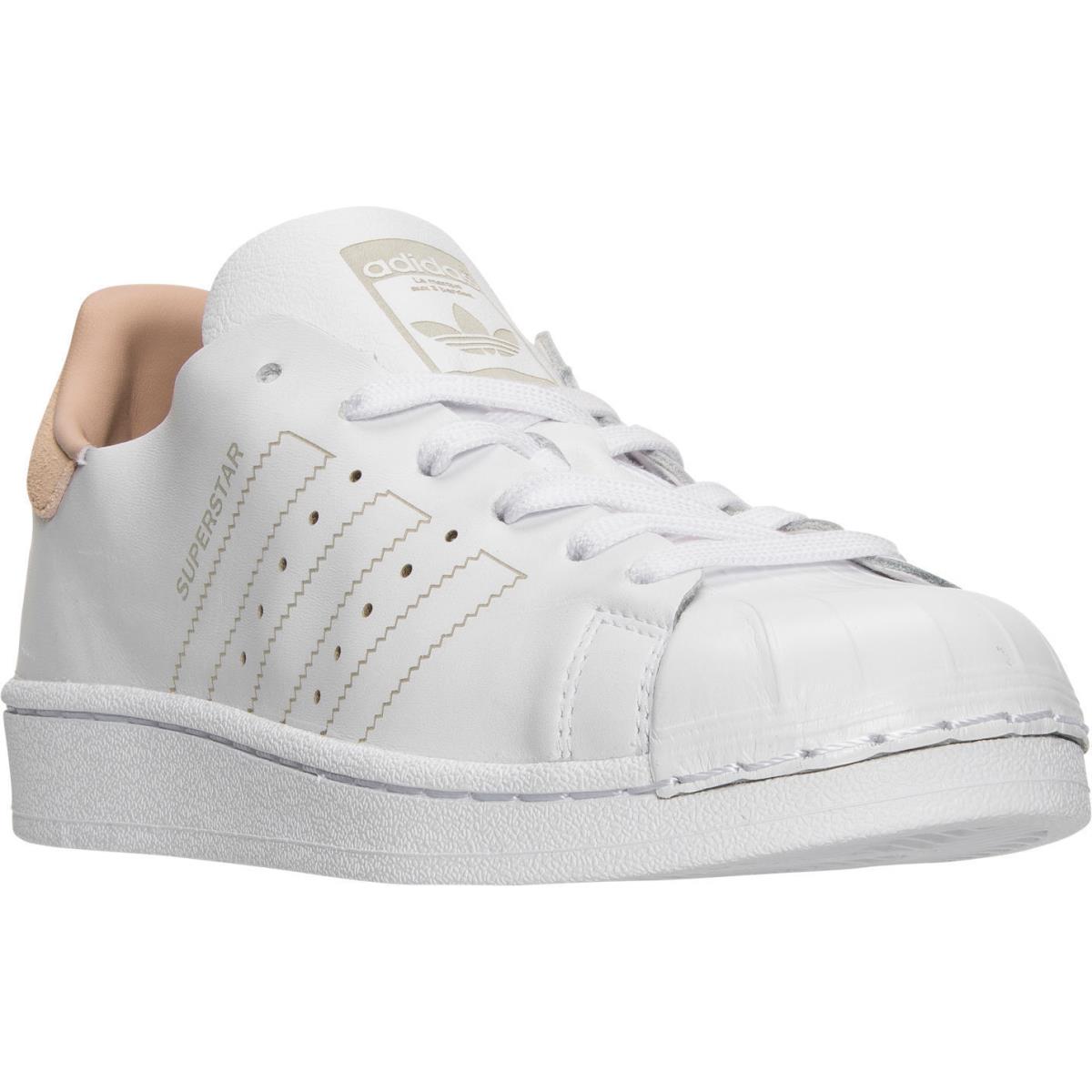 Adidas Superstar Decon Leather Low Sneakers Sports Women Shoes White Size 9