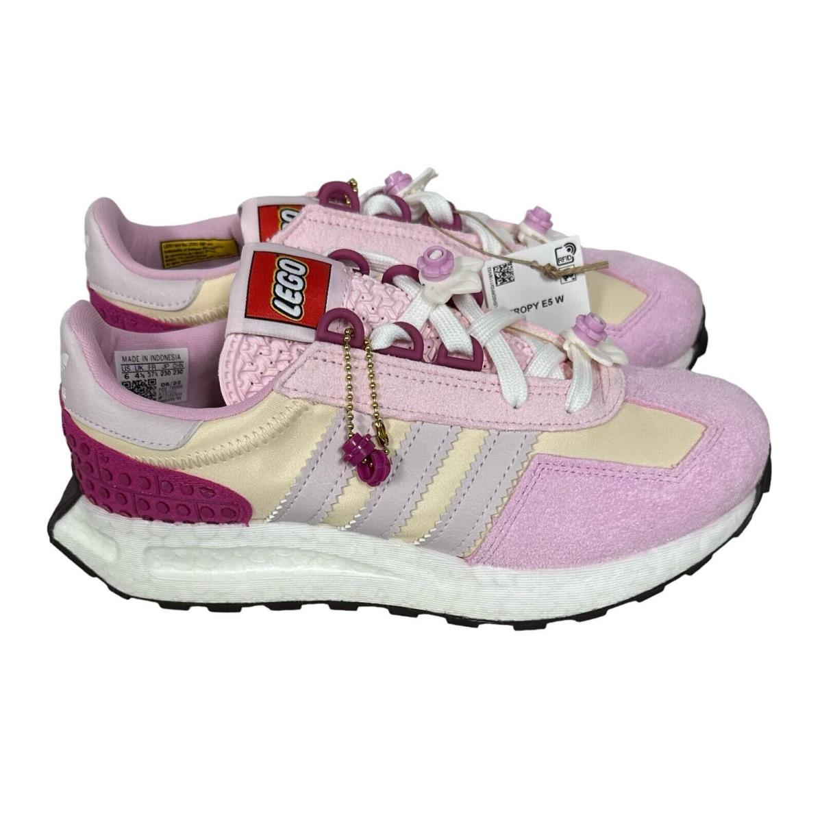 Adidas x Lego Retropy E5 Frosted Pink Sneakers GX7202 Size 6.5