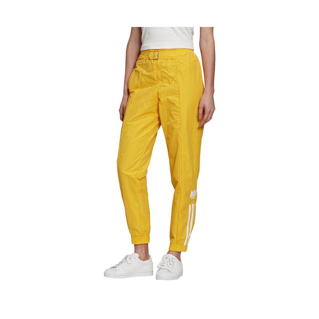 Adidas 3 Stripes Womens Active Pants Size S Color: Yellow