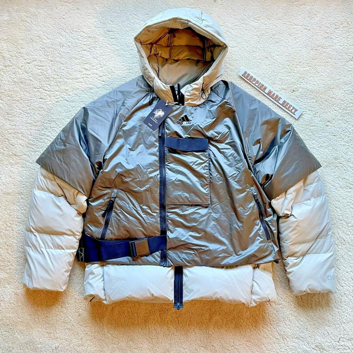 XL Adidas Cold Ready Rdy Down-fill Hooded Performance Winter Puffer Jacket