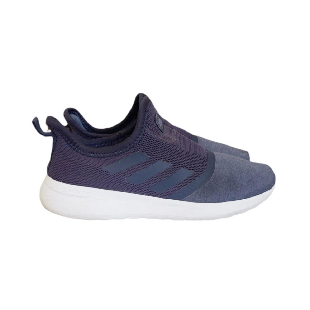 Adidas Womens Cloudfoam Lite Racer Road Running Slip On Shoes Size-11 Color-navy - Navy