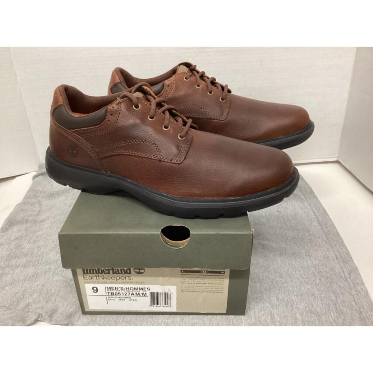 Timberland Earthkeepers Richmont Pto Mens Leather Shoe 5127A M Red Brown