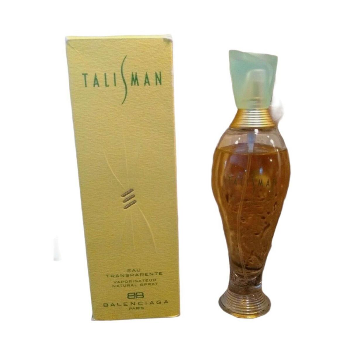 Balenciaga Talisman Perfume 3.33 oz 100 ml Eau Transparente Rare Dead Stock