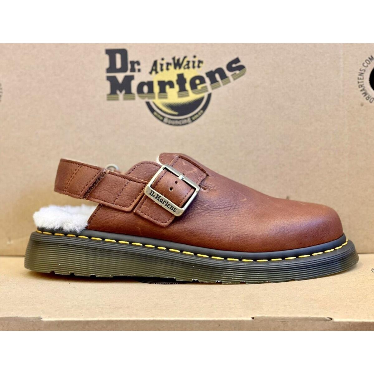 Dr Martens Women - Jorge II Ambassador Cashew Fur Slingback Mules 31885253