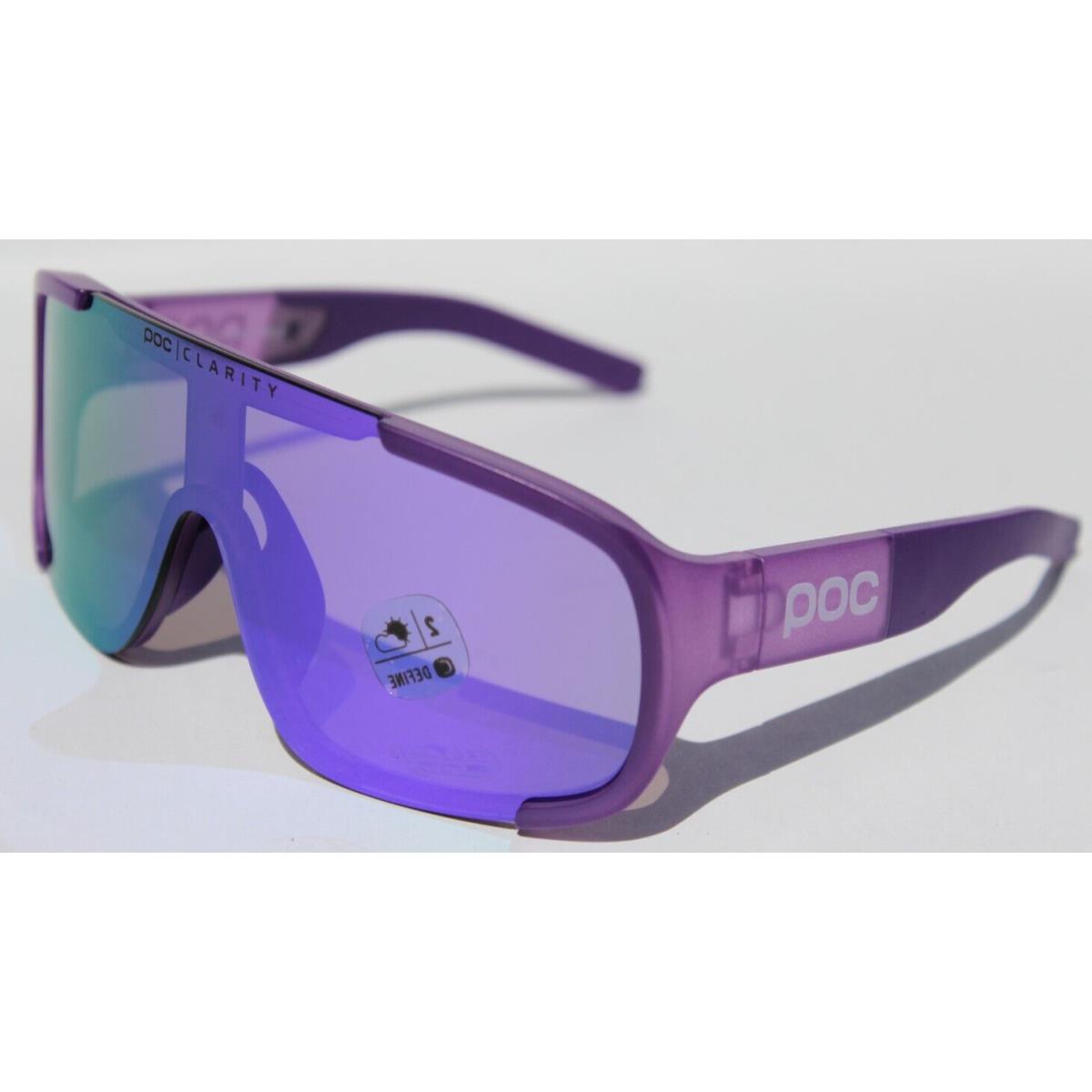 Poc Aspire Mid Sunglasses Bike/cycle Sapphire Purple/violet Mirror