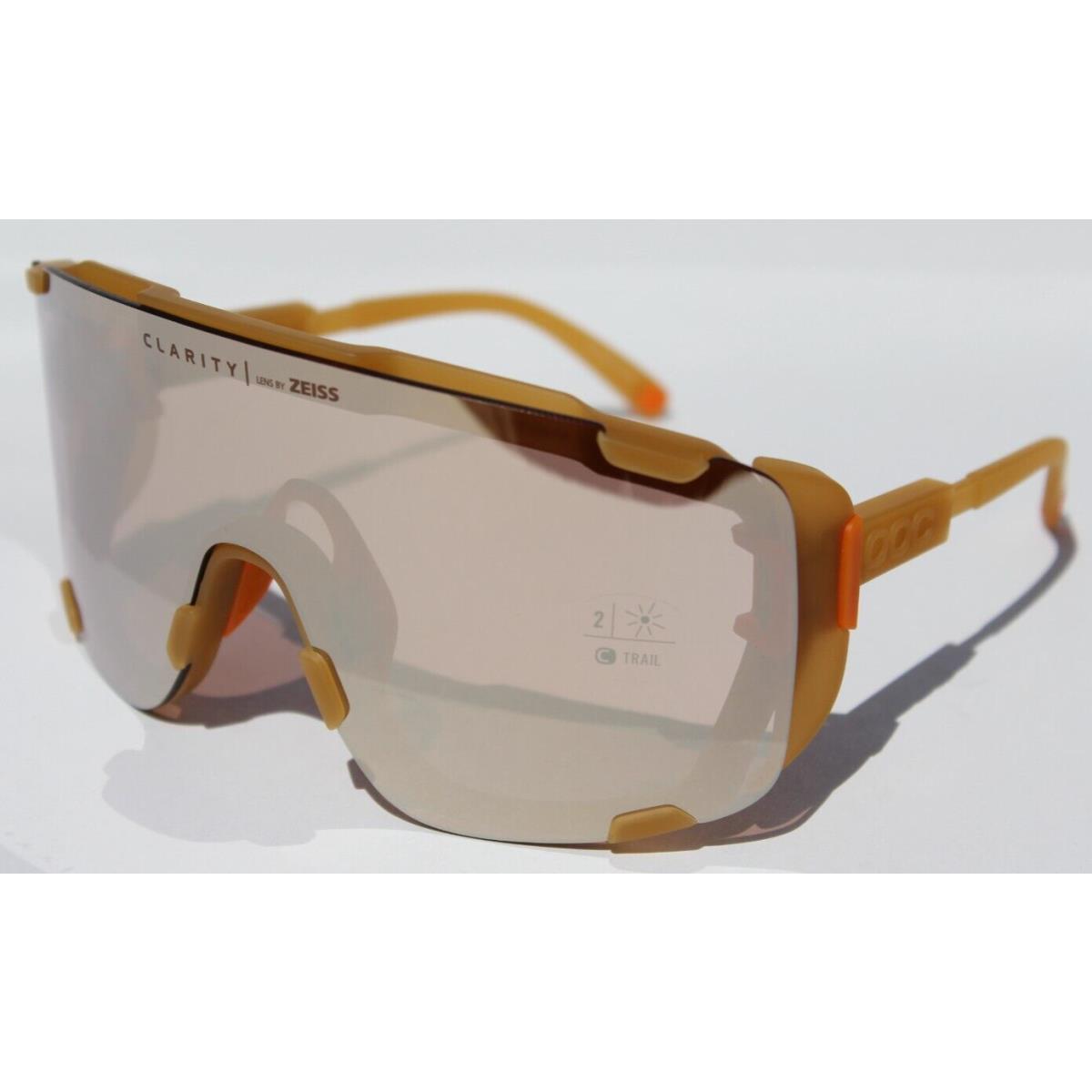 Poc Devour Sunglasses Bike/cycle Cerussite Kashima Brown/silver Mirror Italy