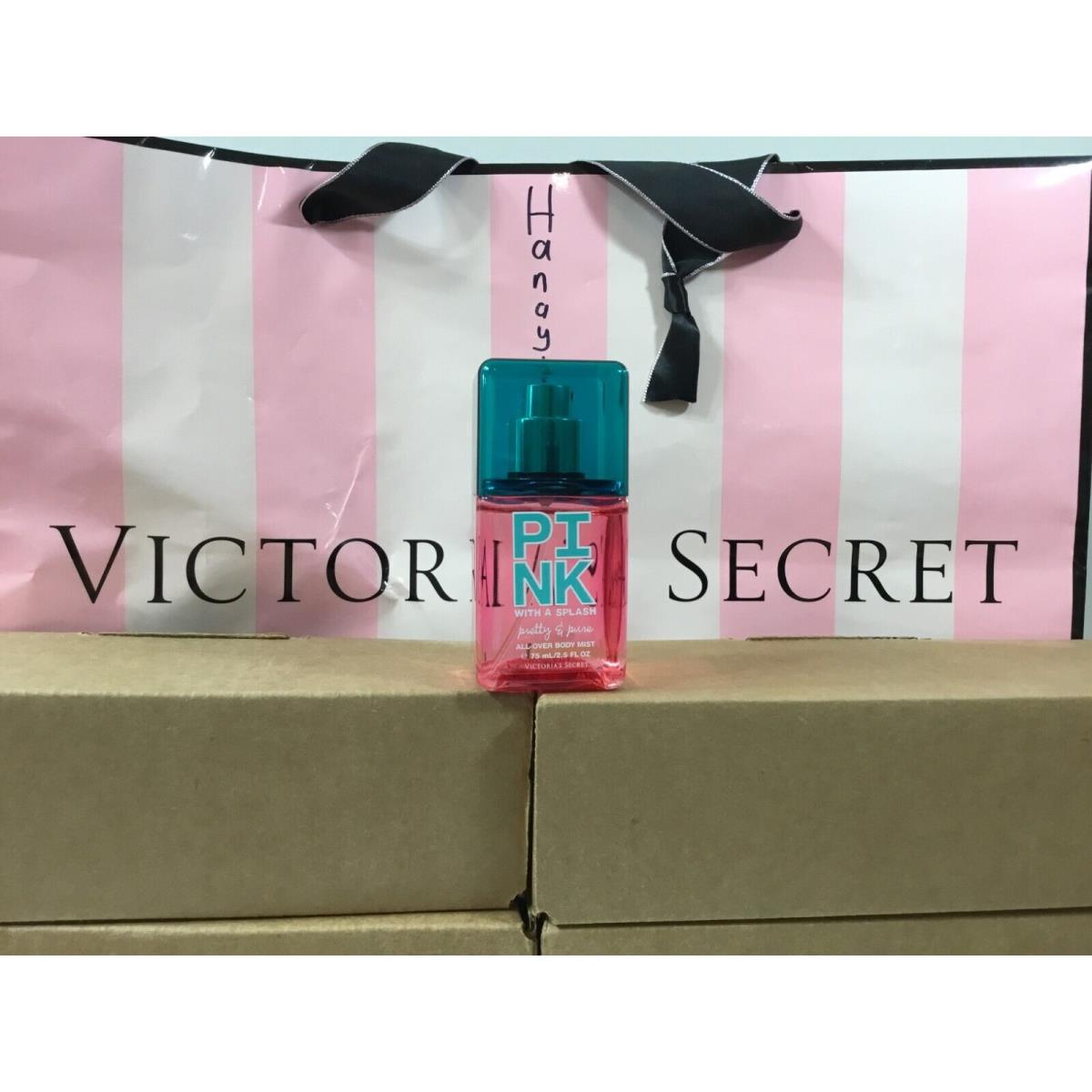 Victoria`s Secret Pink with A Splash All Over Body Mist 2.5 OZ - Pick One PRETTY & PURE