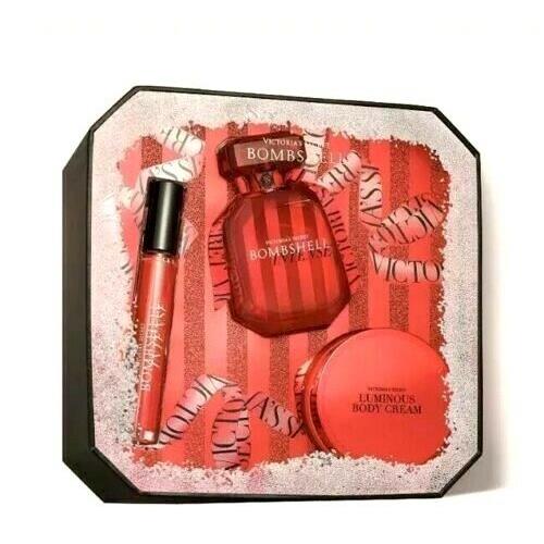 Victoria`s Secret Bombshell Intense Perfume Parfum Body Cream Gift Set