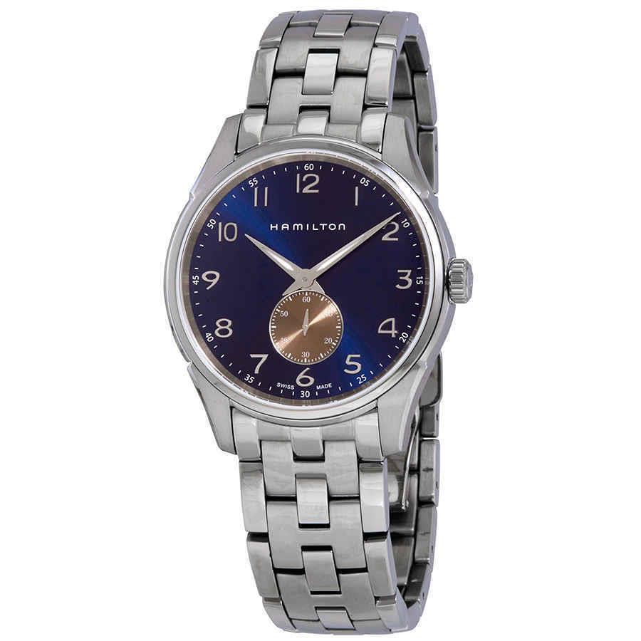 Hamilton Jazzmaster Thinline Quartz Blue Dial Men`s Watch H38411140