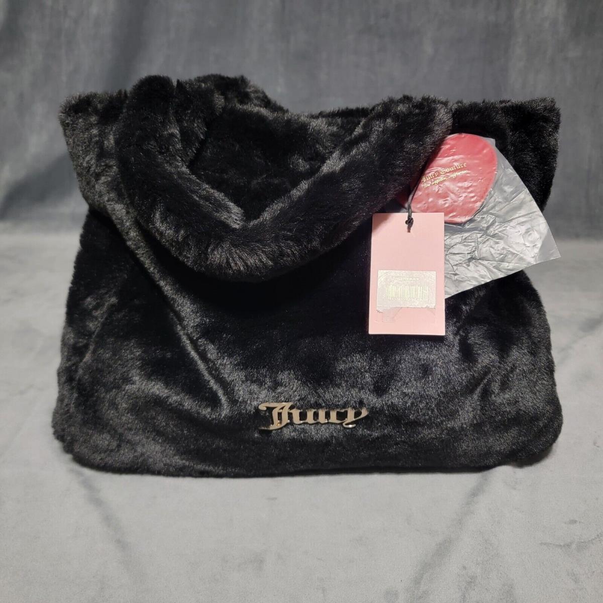 Juicy Couture Fur Black Tote 108833