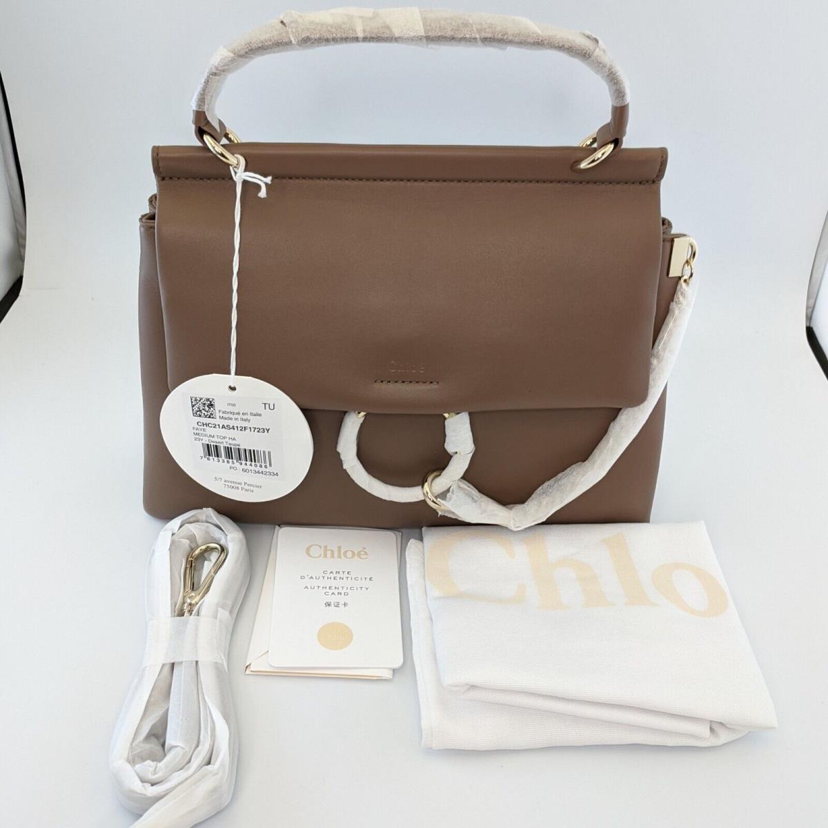 Chloe Medium Faye Top Handle Bag Desert Taupe CHC21AS412F17 499.99