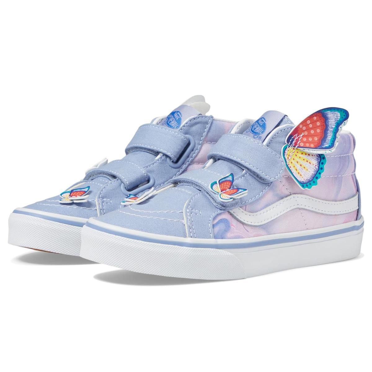 Children Unisex Shoes Vans Kids Sk8-Mid Reissue V Butterfly Little Kid