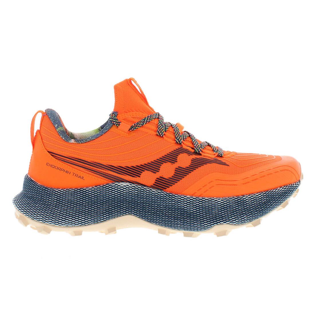 Saucony Endorphin Trail Mens Shoes - Campfire Story Orange, Main: Orange