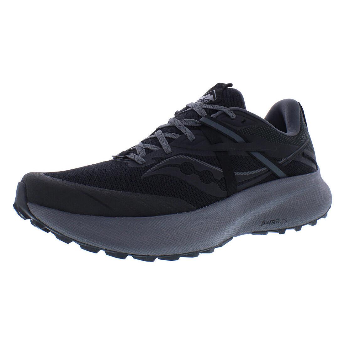 Saucony Ride 15 TR Mens Shoes - Black/Charcoal, Main: Black