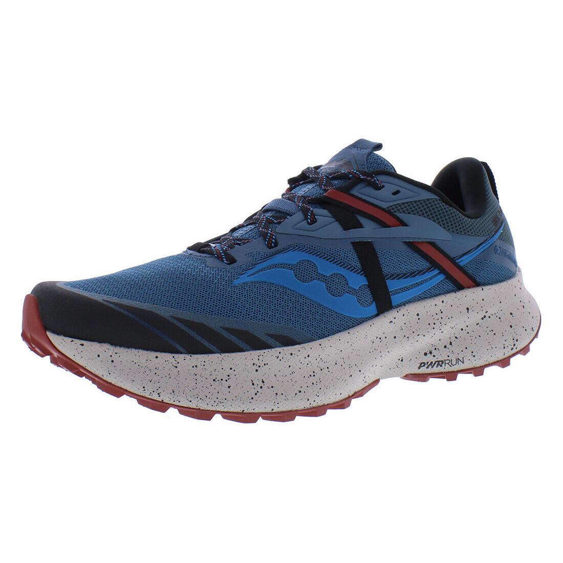 Saucony Ride 15 TR Mens Shoes - Deep Sea/Lava, Main: Blue